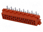 Micro-MaTch | socket | female | PIN: 16 | SMT | on PCBs | Layout: 2x8