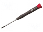 Screwdriver | Phillips | PH0 | Blade length: 60mm | Overall len: 157mm