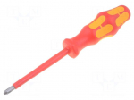 Screwdriver | insulated | Phillips | PH2 | Blade length: 100mm | 1kVAC