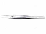 Tweezers | 110mm | for precision works | Blade tip shape: sharp