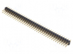 Pin header | pin strips | male | PIN: 72 | straight | 2.54mm | THT | 2x36