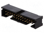 Socket | IDC | male | PIN: 26 | straight | THT | gold-plated | 2.54mm
