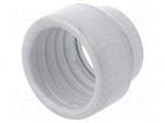 Conduit end cover | &Oslash;Braid : 46mm | galvanised steel