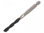 Drill bit | for concrete | &Oslash;: 15/64",6mm | L: 100mm | metal | blister