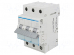 Circuit breaker | 400VAC | Inom: 10A | Poles: 3 | DIN | Charact: B | 6kA