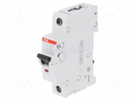 Circuit breaker | 230VAC | Inom: 6A | Poles: 1 | DIN | Charact: C | 6kA