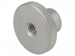 Knob | &Oslash;: 20mm | Int.thread: M5 | H: 11.5mm | stainless steel | DIN: 466