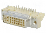 Connector: DVI-I | socket | MicroCross DVI | PIN: 29 | gold-plated