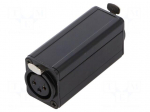Coupler | XLR | female x2 | PIN: 3
