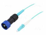 Connector: fiber optic | patchcord | PIN: 1 | bayonet | Buccaneer 4000