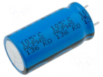 Capacitor: electrolytic | low impedance | THT | 1000uF | 50VDC | &plusmn;20%