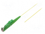 Optic fiber pigtail | E2/APC | 2m | Optical fiber: 900um | yellow