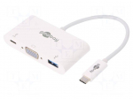 Adapter | USB 3.0 | 0.15m | Colour: white | 60W