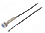 Sensor: inductive | Output conf: NPN / NO | 0&divide;2mm | 10&divide;30VDC | M8 | IP68