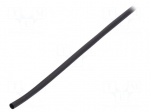 Heat shrink sleeve | glueless | 2: 1 | 6.4mm | L: 300m | black