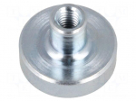 Magnet: permanent | neodymium | H: 4.5mm | 95N | &Oslash;: 6mm | Thread len: 6mm