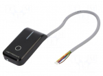 RFID reader | antenna,built-in buzzer | 83x44x14mm | 7&divide;15V | black