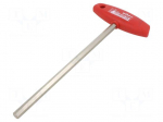 Wrench: hex key | HEX 8mm | Overall len: 232mm | Kind of handle: T