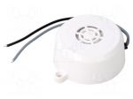 Sound transducer: piezo signaller | 30mA | &Oslash;: 54mm | H: 25mm | 12&divide;24V