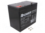 Re-battery: acid-lead | 12V | 55Ah | AGM | maintenance-free | BCL | 17kg