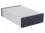 Enclosure: with panel | 1455 | X: 191mm | Y: 280mm | Z: 66mm | aluminium