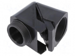Connector | angular | PG13,5 | M20 | IP68 | polyamide | black | Snap Elbow