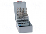 Drill set | for metal | high speed steel cobalt HSS-Co | 32pcs.