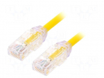 Patch cord | TX6A-28&trade;,U/UTP | Cat: 6a | RJ45 plug,both sides | wire