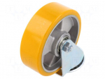 Transport wheel | &Oslash;: 125mm | W: 40mm | H: 156mm | torsional | 300kg | steel