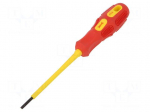 Screwdriver: insulated | slot | SL 2.5 | Blade length: 75mm