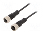 Cable: for sensors/automation | M12 | PIN: 4 | with metal nut | plug