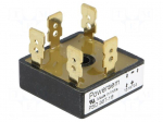Bridge rectifier: three-phase | Urmax: 1600V | If: 35A | Ifsm: 550A