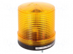 Signaller: lighting | flashing light | amber | S100 | 24VDC | IP44 | ABS