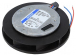 Fan: DC | radial | 12VDC,24VDC | &Oslash;100x25mm | 85m3/h | 66dBA | ball