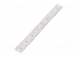 LED tape | white warm | 5050 | LED/m: 60 | 10mm | white PCB | IP65 | 120&deg;