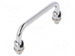Holder | chromium plated steel | chromium plated | H: 43mm | GN 425.2
