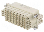 Connector: HDC | contact insert | female | 10A | 250V | Han&reg; DDD | 107+PE