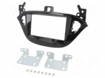 Radio frame | Opel | 2 DIN | black gloss
