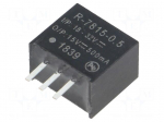 Converter: DC/DC | 7.5W | Uin: 18&divide;32VDC | Uout: 15VDC | Iout: 0.5A | SIP3