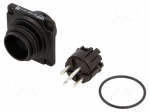 Connector: circular | 400V | 20A | PIN: 5 | socket | male | screw terminal