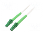 Fiber patch cord | OS2 | LC/APC,both sides | 1m | 9/125um | LSZH | green