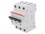 Circuit breaker | 230/400VAC | Inom: 63A | Poles: 3 | Charact: B | 6kA