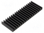Heatsink: extruded | L: 50mm | W: 140mm | H: 10mm | aluminium | anodized