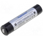 Taasaku: Li-Ion | 14650.7/5AA | 3,7 V | 1000 mAh | &Oslash;14x66mm