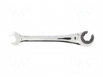 Wrench: flat | double-sided,rattle | 13mm | L: 190mm | Teeth: 72
