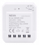 NEXA MWMR-2300 dose relay, compatible with Nexa Bridge, timer setting, white 14567 / GT-296