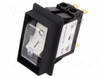 Circuit breaker | 20A | Poles: 1 | SNAP-IN | TA45 2P | Leads: connectors