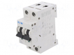 Circuit breaker | 230/400VAC | Inom: 3A | Poles: 2 | Charact: C | 15kA