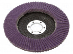 Flap grinding wheels | &Oslash;: 125mm | Granularity: 40 | 22mm