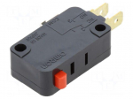 Microswitch SNAP ACTION | 0.1A/30VDC | without lever | SPDT | Pos: 2